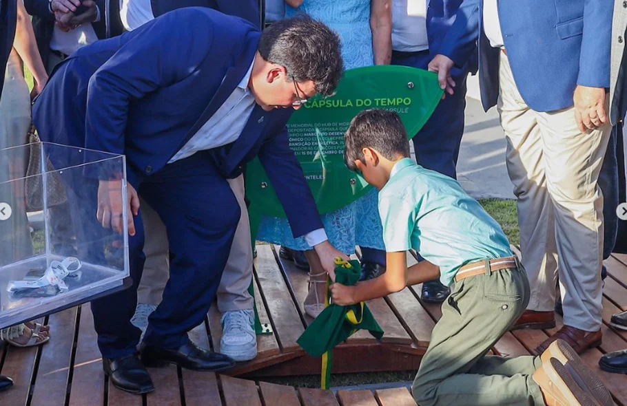 Rafael Fonteles em inauguração de Centro de Inovação para Hidrogênio Verde