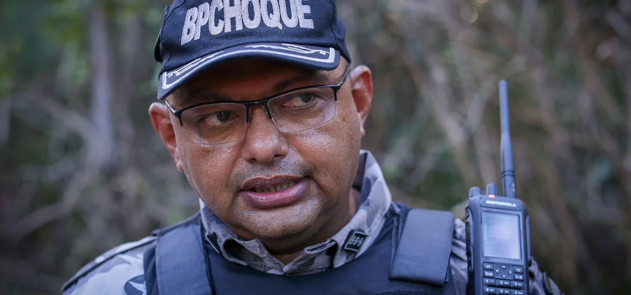 Tenente-coronel Cleber Bezerra, comandante do Batalhão de Polícia de Choque