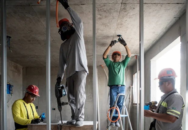 Trabalhadores da construção civil