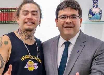 Whindersson Nunes e o governador Rafael Fonteles