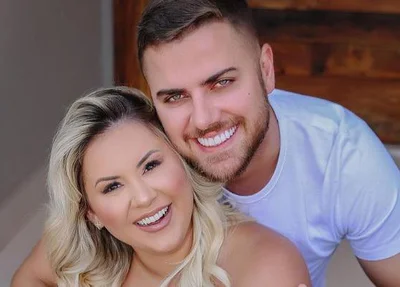 Zé Neto e a esposa Natália Toscano