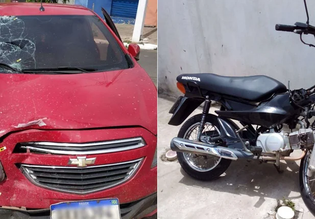 Bandido atropela homem após fugir da PRF em Floriano