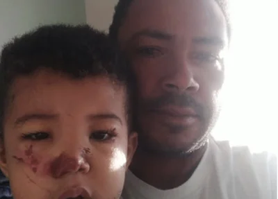Benedito Gomes e o pequeno Alife Gomes