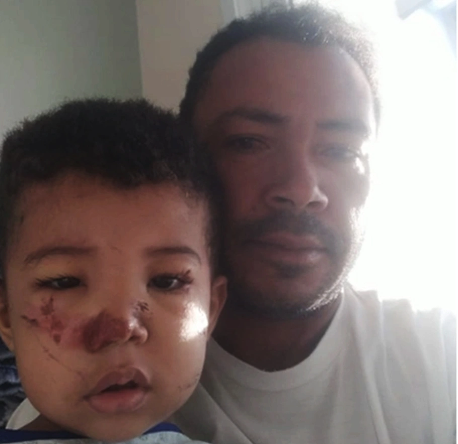 Benedito Gomes e o pequeno Alife Gomes