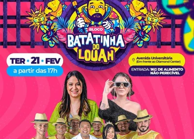 Bloco Batatinha do Louah encerra último dia do Carnaval 2023