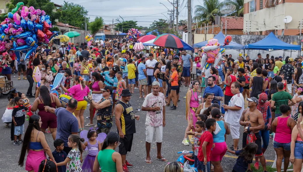 Bloco de Carnaval na zona norte