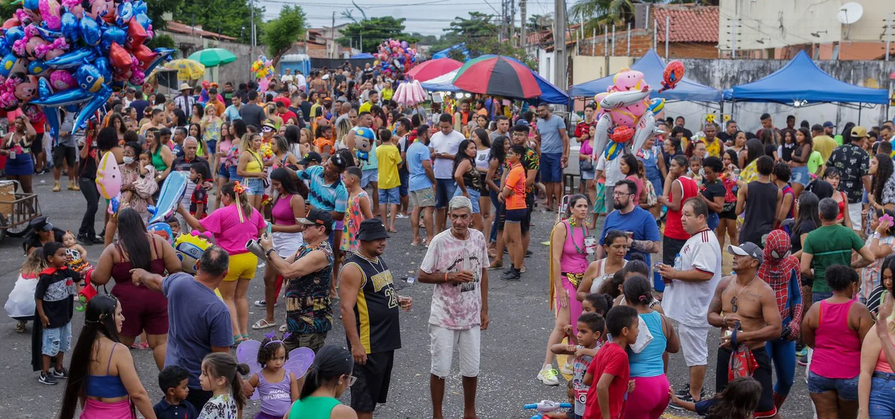 Bloco de Carnaval na zona norte