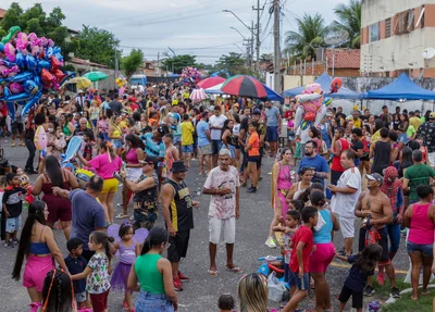 Bloco de Carnaval na zona norte