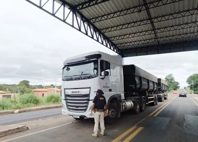 Caminhão apreendido