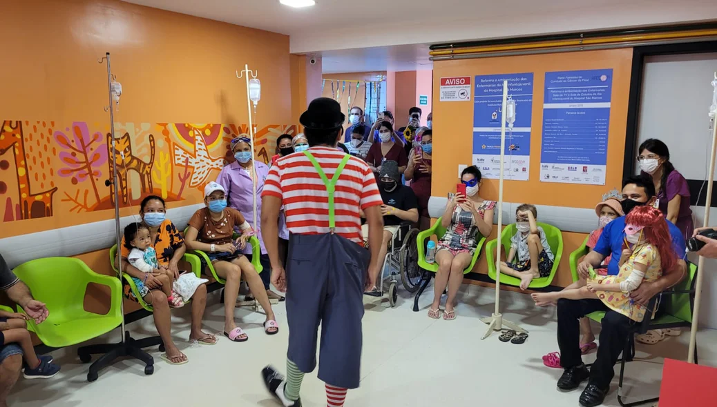 Carnaval no Hospital São Marcos diverte crianças e adolescentes em tratamento