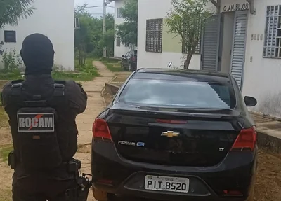 Carro apreendido pela ROCAM