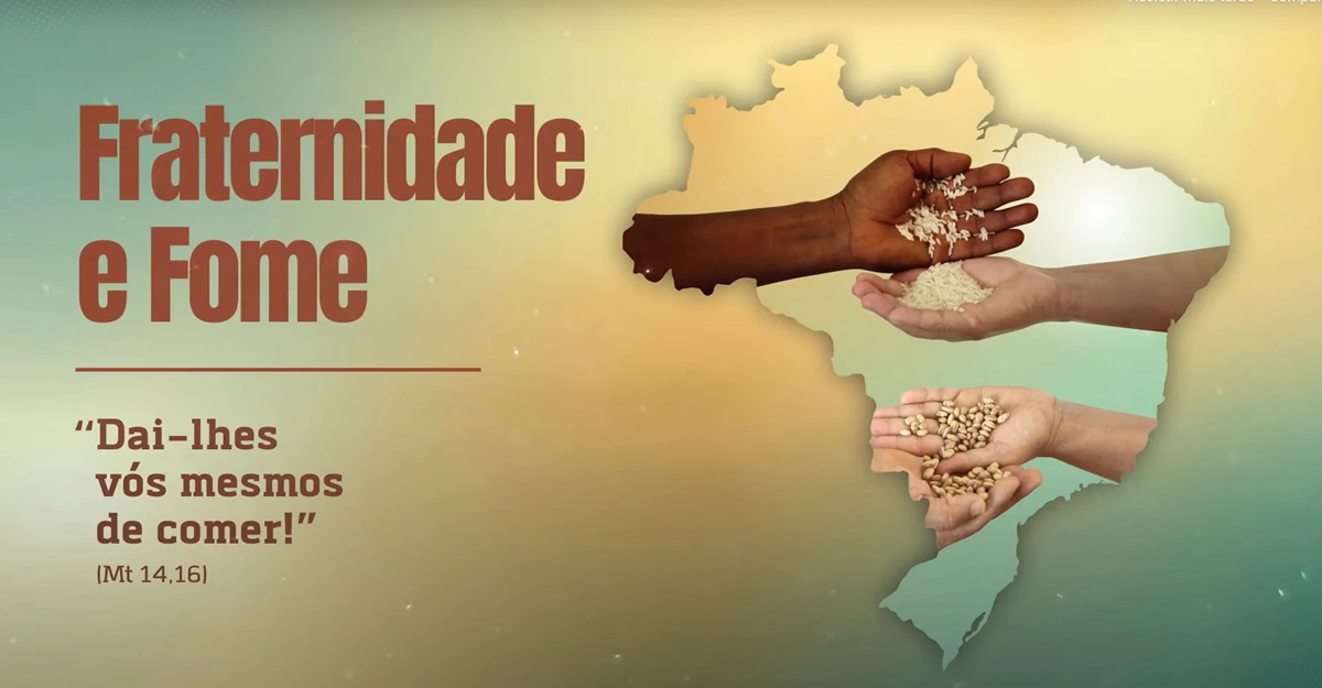Cartaz com tema da Campanha da Fraternidade de 2023