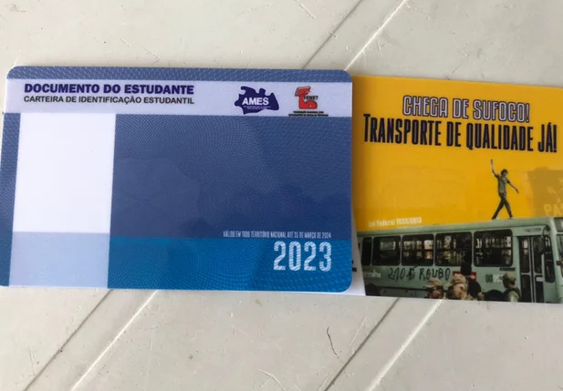 Carteira Estudanil 2023 da Ames Teresina