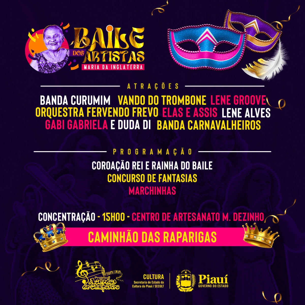 Club dos Diários recebe Baile dos Artistas na próxima sexta