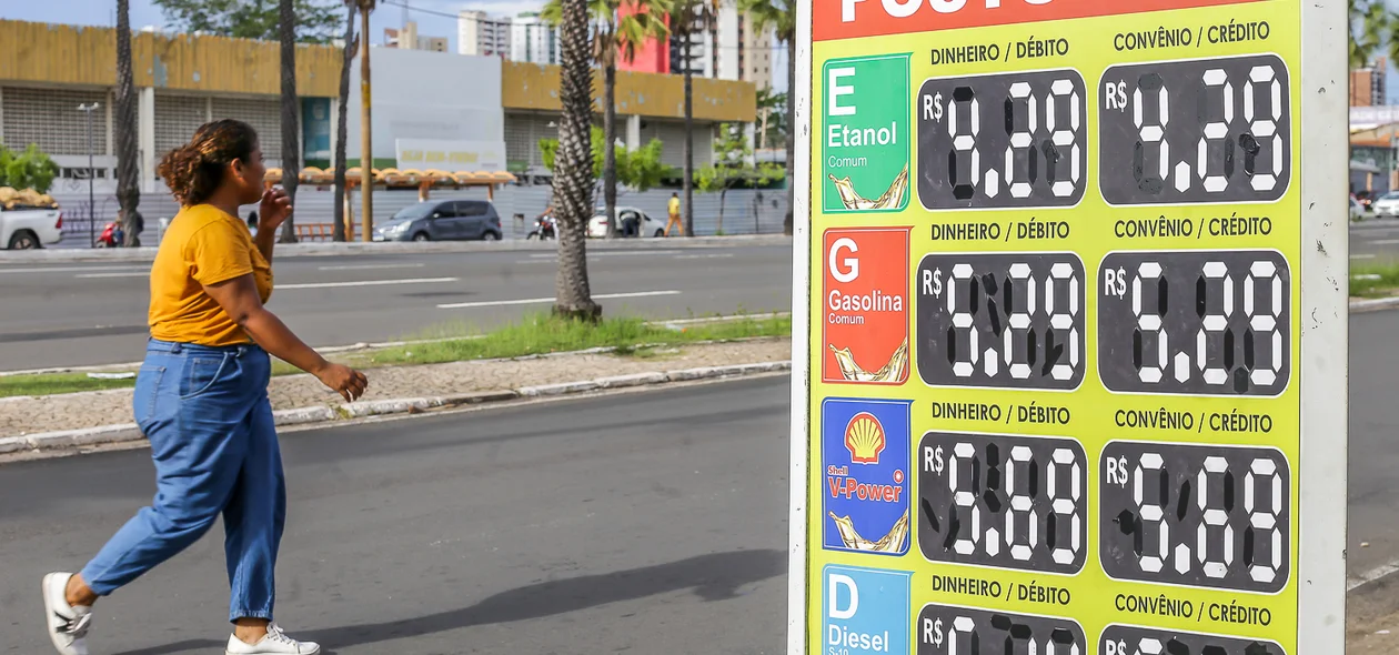 Combustível teve um reajuste no preço