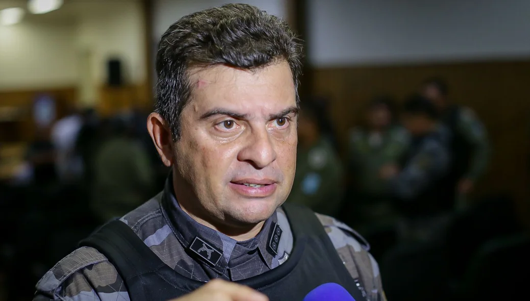 Coronel Scheiwann Lopes, comandante da PM