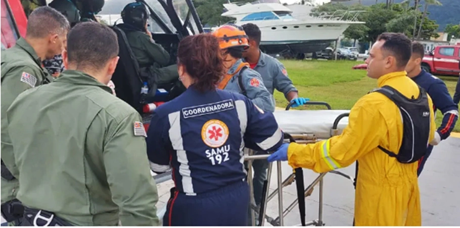 Criança de 2 anos é resgatada em São Sebastião