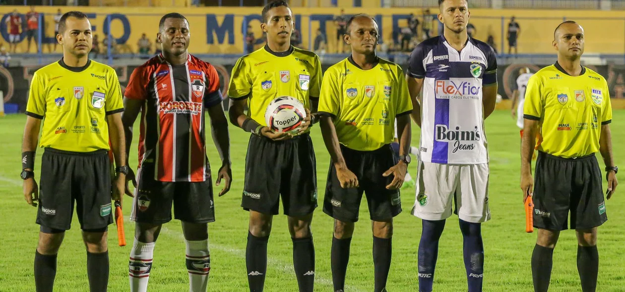 Darlan do River, Marcelo do Altos e equipe de arbitragem