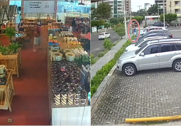 Delegado Tales Gomes atira contra bandido em assalto na Empório do Zeca