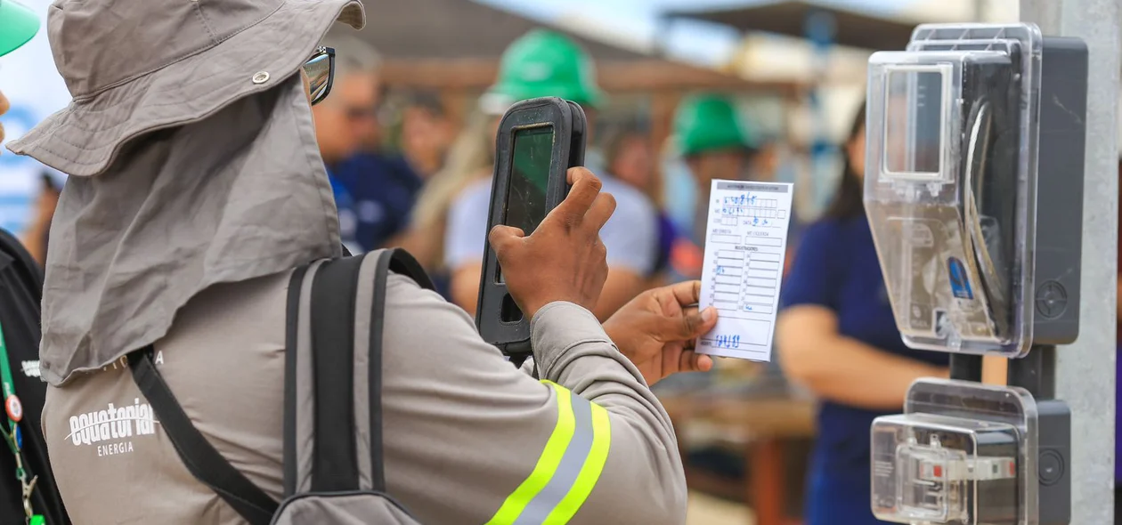 Demonstração dos processos de distribuição de energia