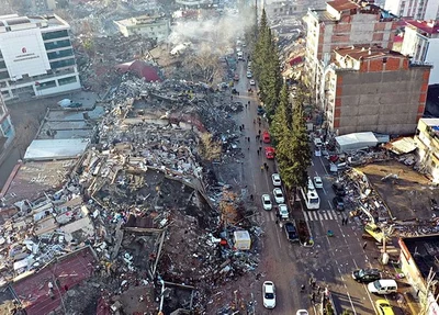 Destruição na Turquia
