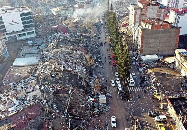 Destruição na Turquia