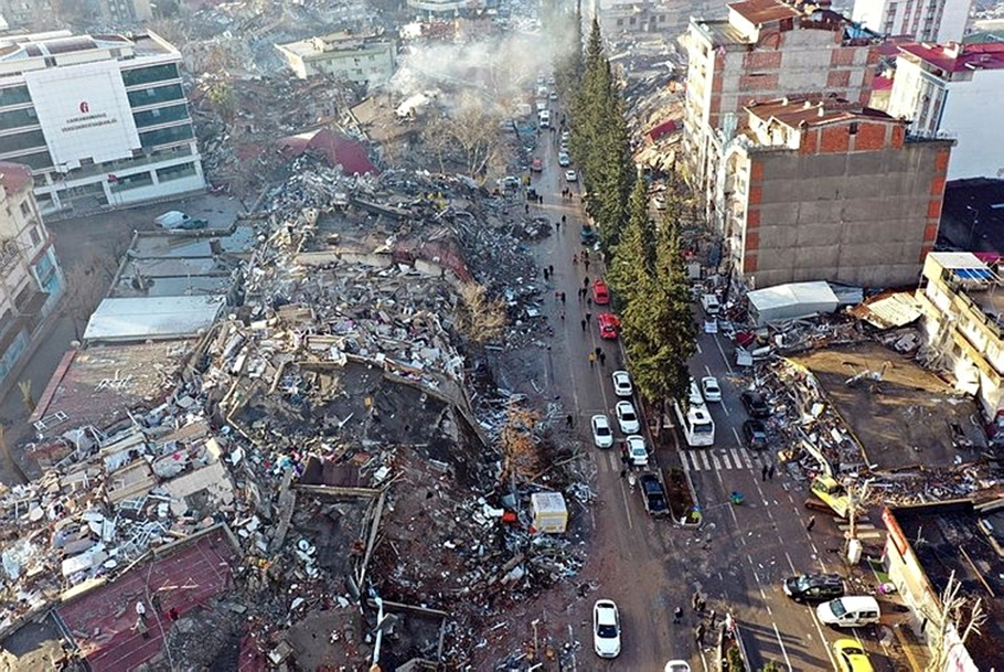 Destruição na Turquia