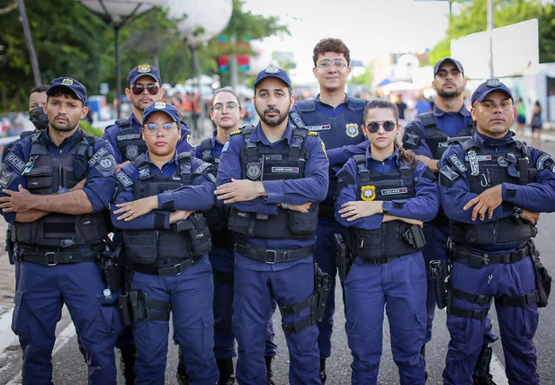 Equipe da Guarda Municipal de Teresina no Corso 2023