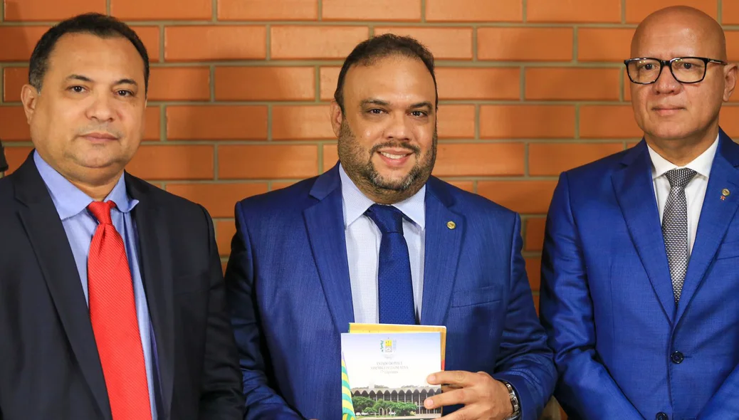 Evaldo Gomes, Ziza Carvalho e o presidente Franzé Silva