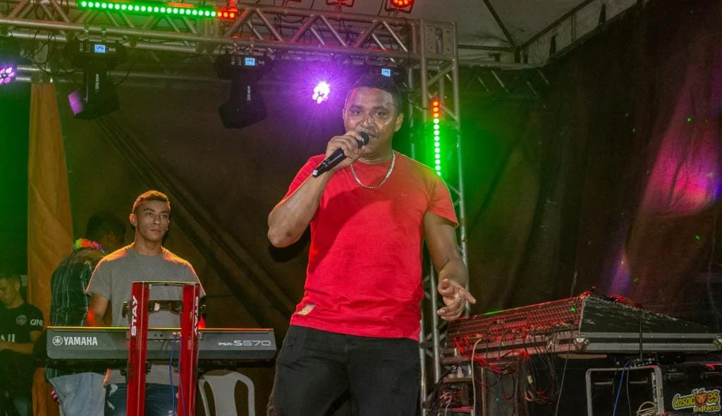 Foliões no Carnaval de Joaquim Pires