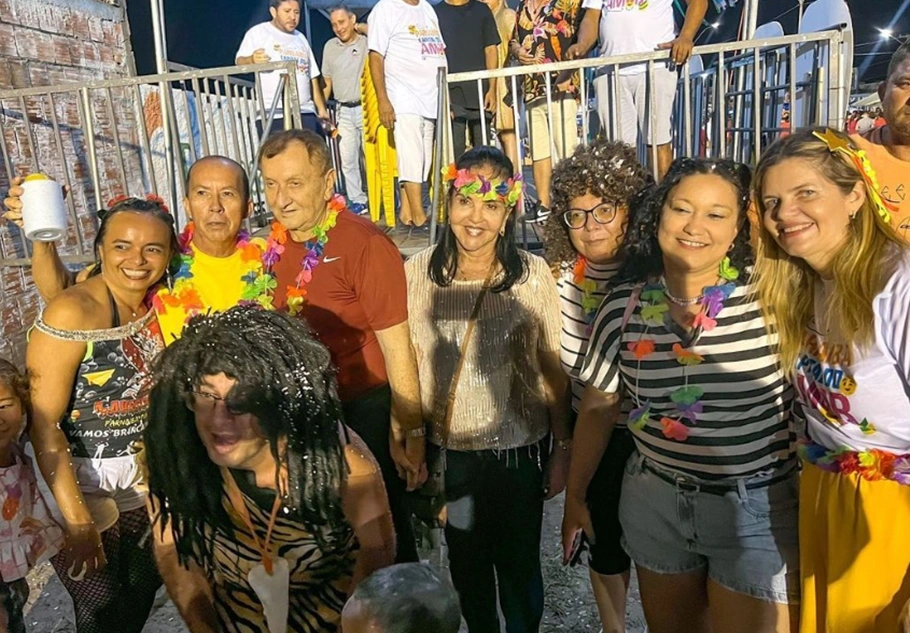 Gracinha, Mão Santa e Adalgisa no Carnaval