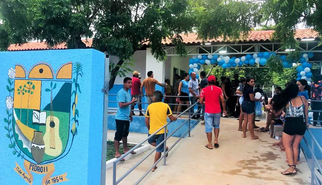 Inauguração da reforma da escola
