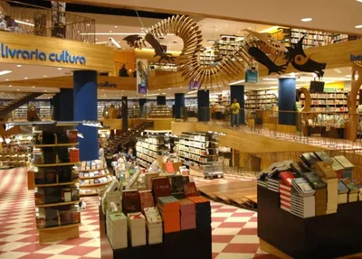 Interior da Livraria Cultura