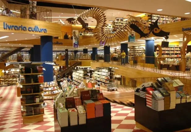 Interior da Livraria Cultura