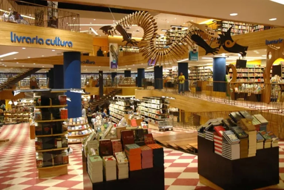 Interior da Livraria Cultura