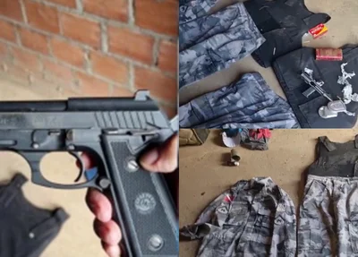 Itens apreendidos pela Polícia Civil do Piauí