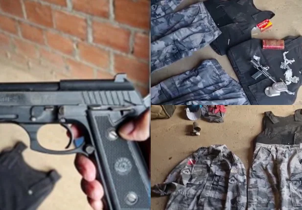 Itens apreendidos pela Polícia Civil do Piauí