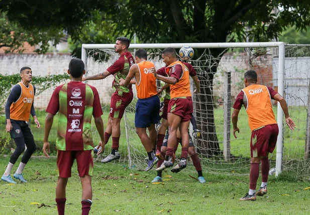 Jogadores do Fluminense do Piauí