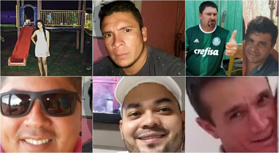Larissa Frasão, Getúlio Rodrigues, Adriano Balbinote, Josué Ramos Tenório, Orisberto Pereira, Maciel Bruno e Elizeu Santos
