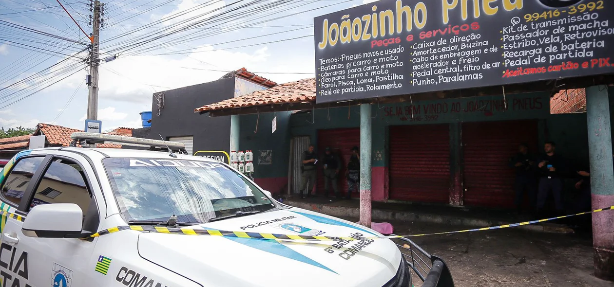 Local do assassinato no bairro Alto da Ressurreição