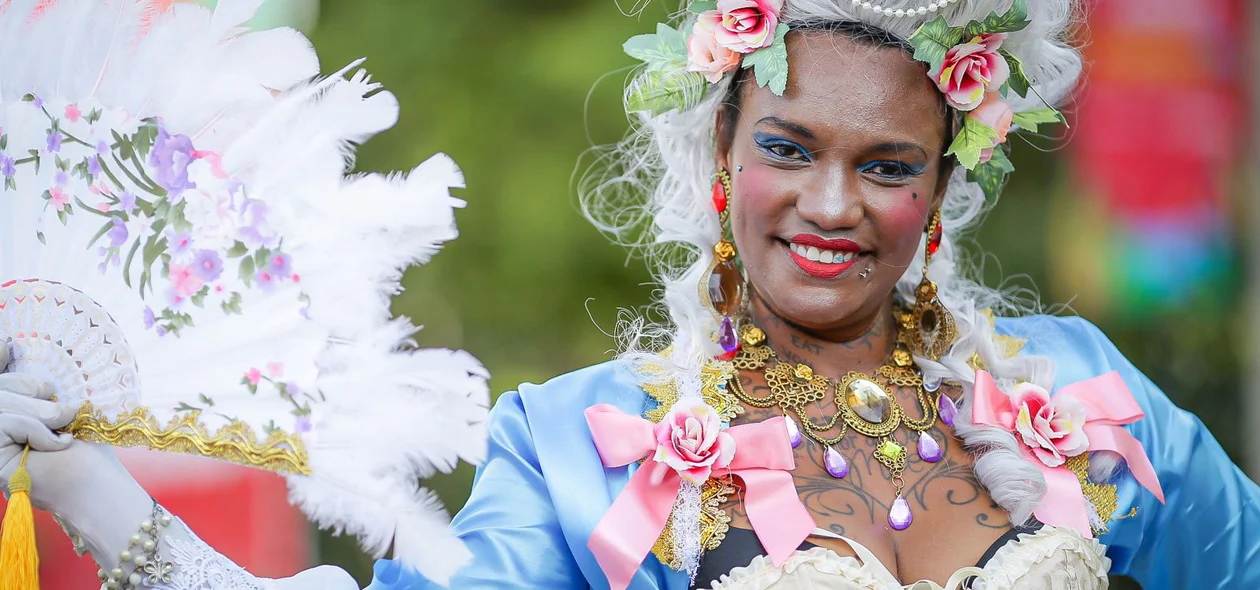Maria Antonieta, rainha da França, no Corso de Teresina