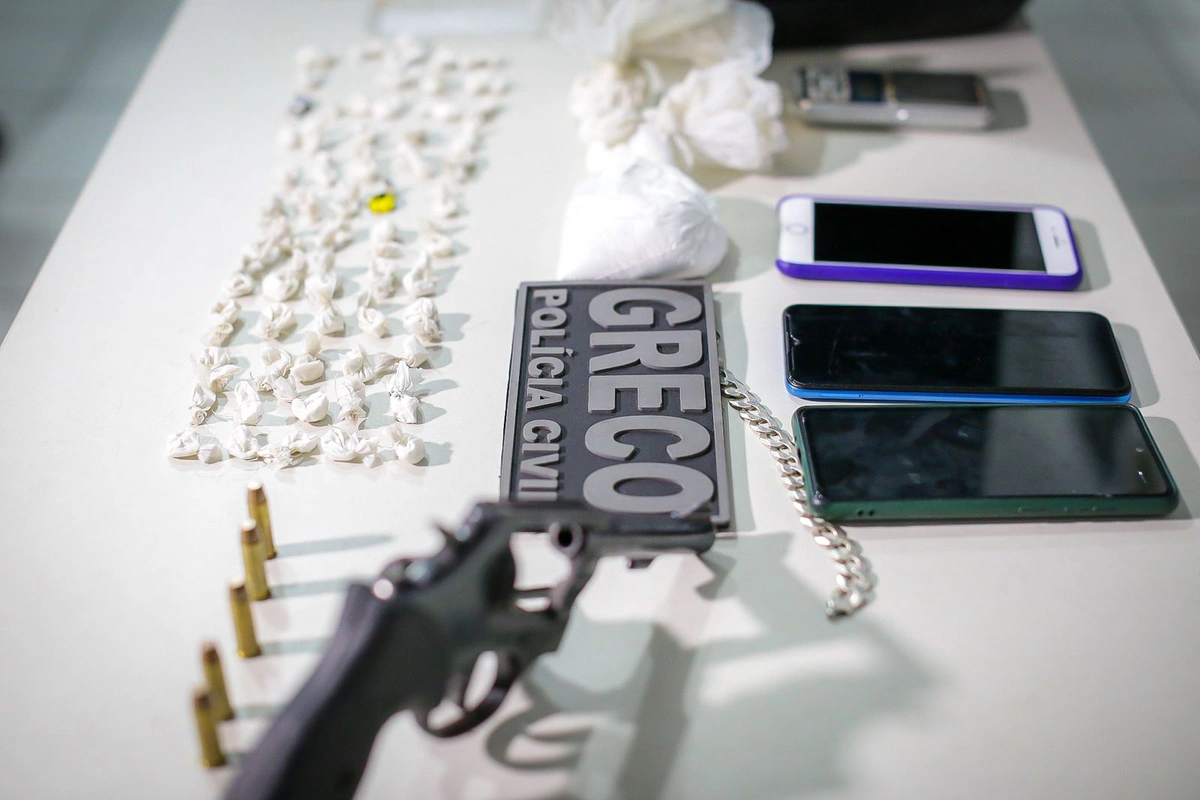Material apreendido durante operação do GRECO