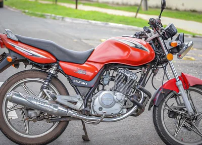 Motocicleta envolvida no acidente