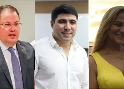 Ney Ferraz, Emanuela Dourado e Jefferson Nepomuceno