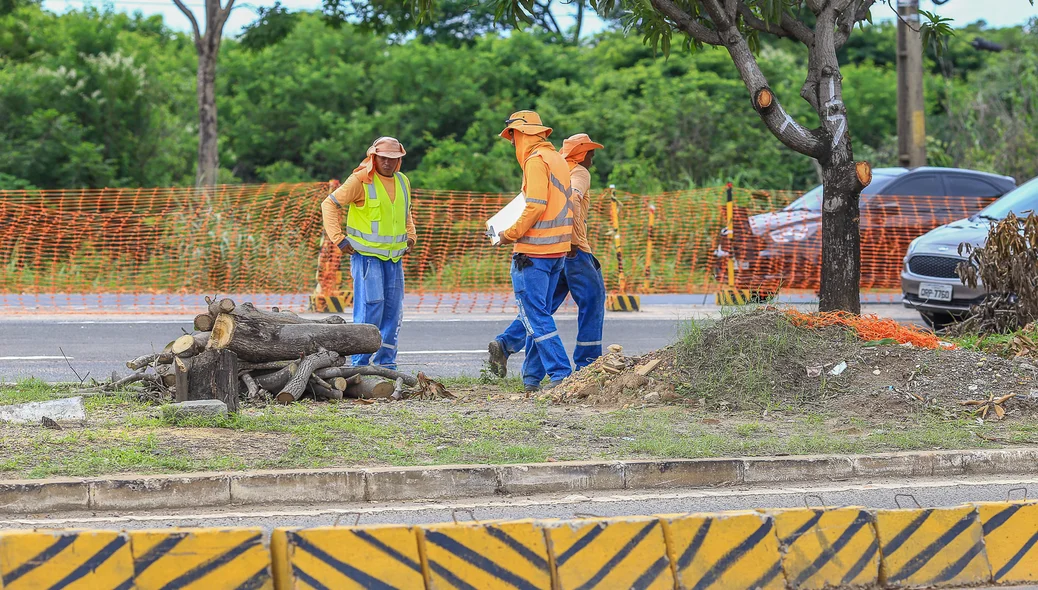 Obra do rebaixamento da Av. João XXlll