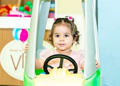 Pequena Alice, filha da pneumopediatra Thaiana Costa