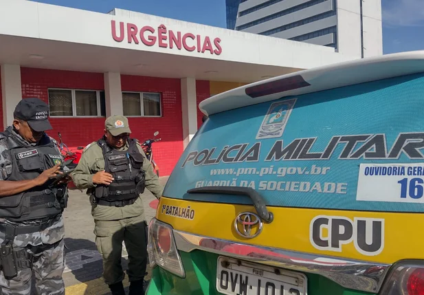 PM foi ao Hospital Santa Maria buscar informações do crime