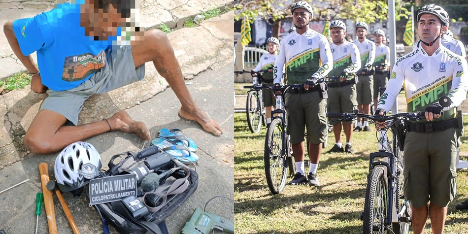 PM prende acusado de arrombar casa e furtar itens no Centro de Teresina