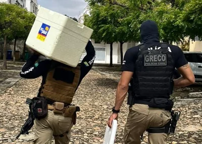 Policiais do Greco em operação na zona leste de Teresina