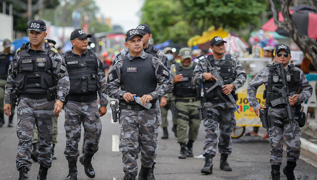 Policiamento durante o Capote da Madrugada